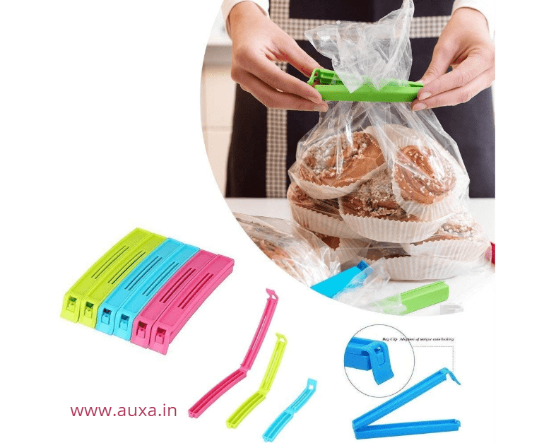 Bag Sealing Clips for Packets, Plastic Food Snack Bag Pouch Clip Sealer to  Keep Food Fresh,