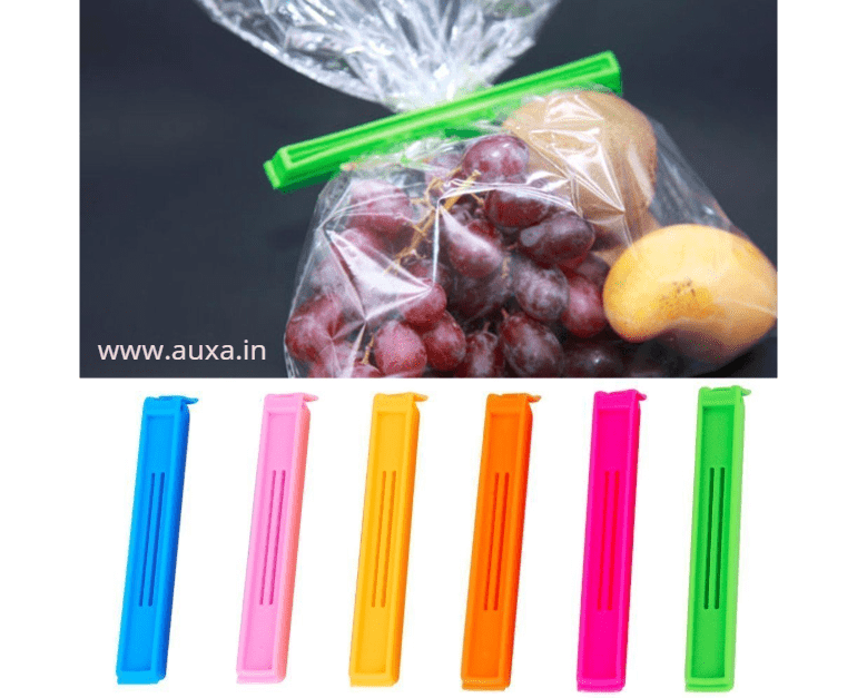 Closure Clips,24 Pcs Closure Clips Bag Clips Food Bag Pouch Clips Random  Color Plastic Sealing Clips 11cm A | Fruugo NO
