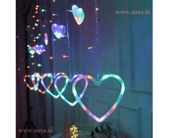 Multicolor LED Heart String