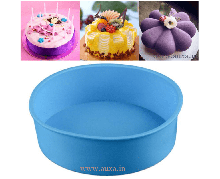 Details about   Silicone Cake Pan Tray Mould Home Bakeware 18CM Round Non Stick Bake Vincenza 