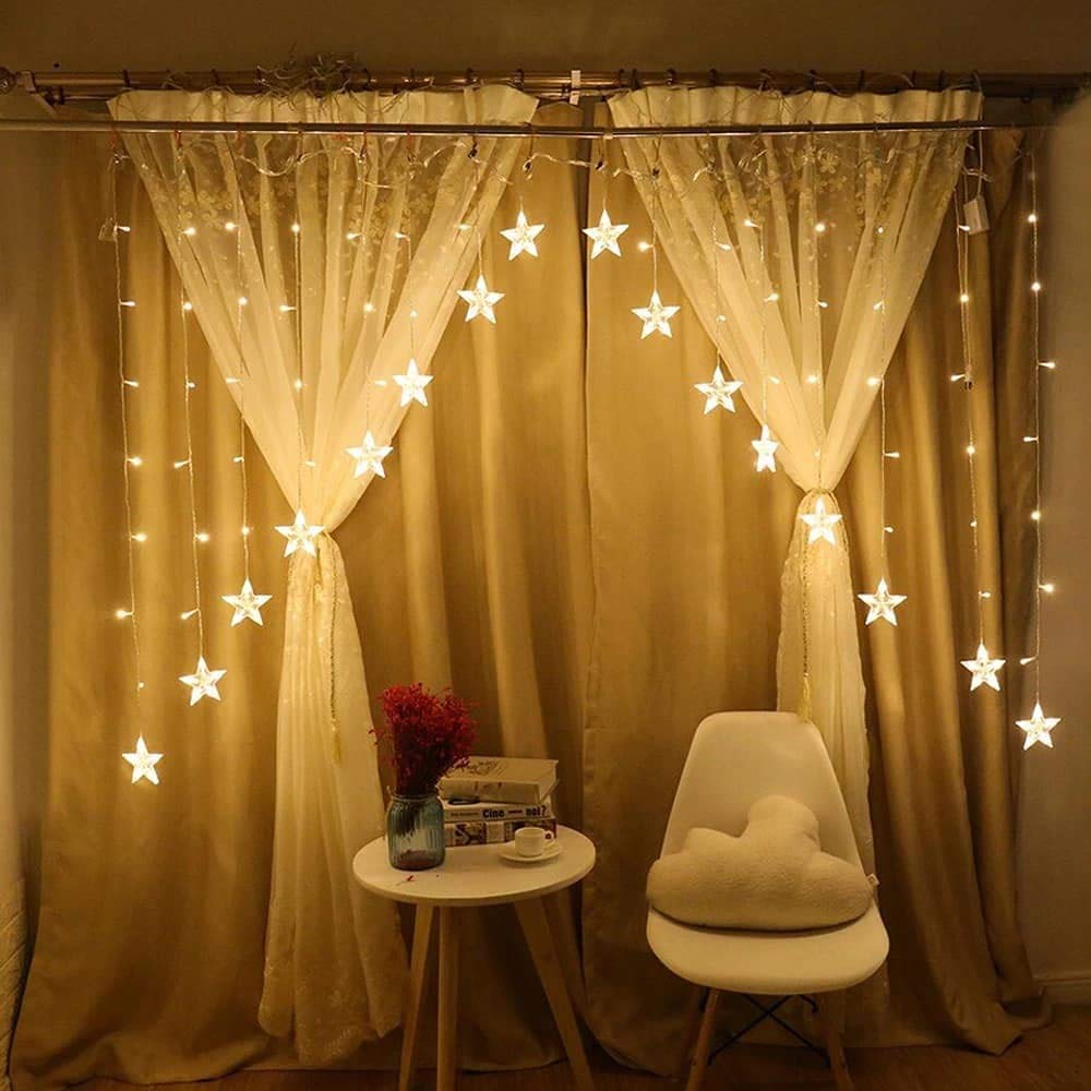 Star Light Bed Curtains 