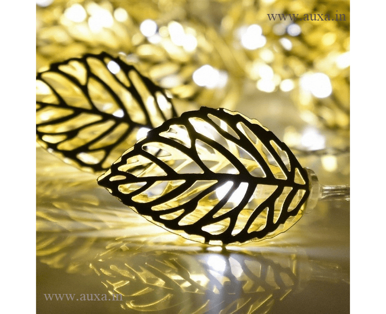 Golden Metal Leaf Led