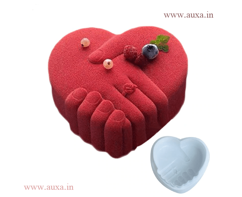 3D Chocolate Heart Mold Large Silicone Cake Mold Set Heart Shaped Cake  Mould Candy Mousse Silicone