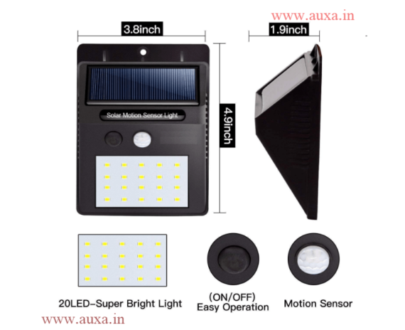 Motion Sensor Solar Light