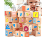 Wooden Alphabet Blocks Toys
