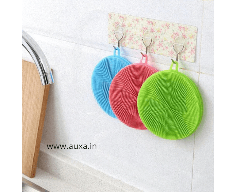 2pc Hot Multifunction Silicone Dish Bowl Cleaning Brush Silicone Scouring  Pad Silicone Dish Sponge Antibacterial Kitchen Pot Cleaner Washing Tools