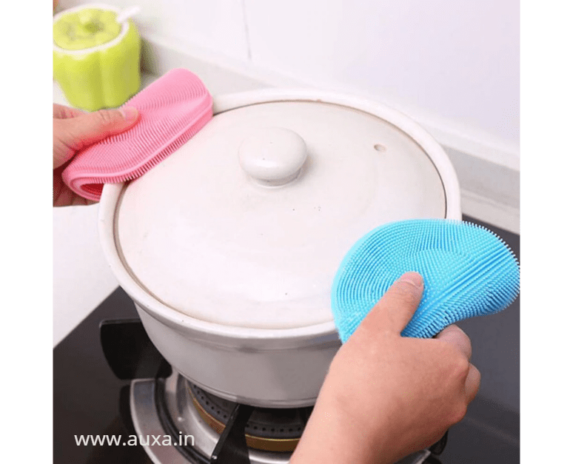 Silicone Dishwashing Sponge Scrubber