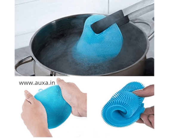 Silicone Dishwashing Sponge Scrubber