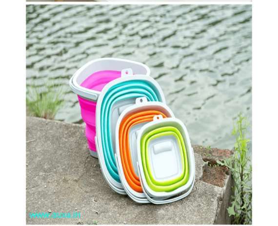 Silicone Folding Collapsible Bucket