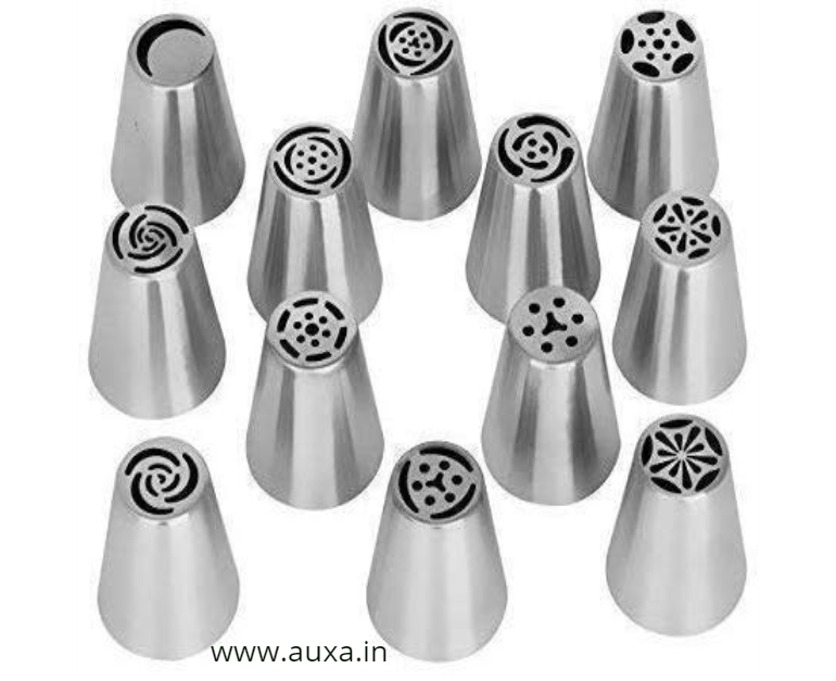 Buy KUNYA (2F) 1 Piece Nozzle Large Size Rose Flower Cake Decorating Icing  Tip, Silicon Piping Bag Online at Best Prices in India - JioMart.
