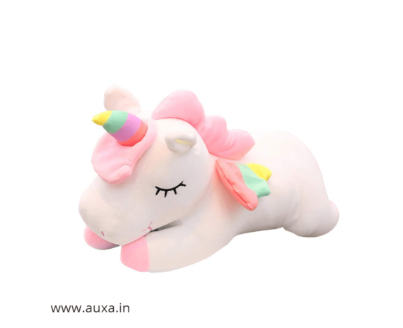 Plush Sleeping Unicorn Soft Toy