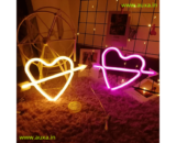LED Heart Neon Light