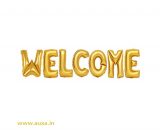 Welcome Letter Foil Balloon