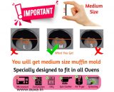 12-slot Cup Mini Shape Muffin, Cupcake Mould (5 Cm Aluminium Nonstick), For  Muffins, Rectangular at Rs 99/piece in Ahmedabad