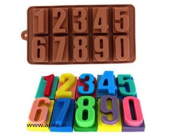 Numeric 0-9 Number Chocolate Mould