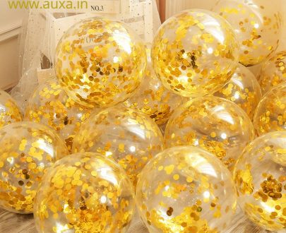 Golden Confetti Party Balloons