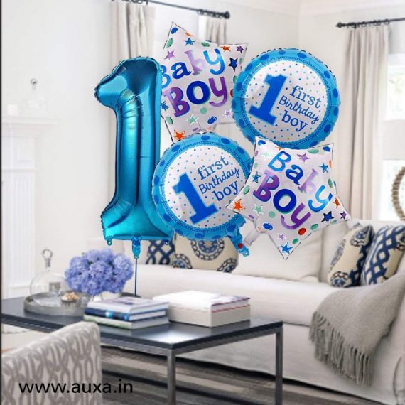 Birthday Boy Foil Balloon Set