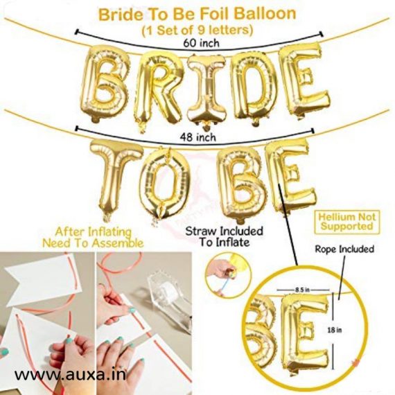 Bride to be Decoration Kit