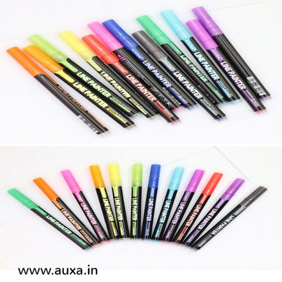 Double Line Outline Markers Pen