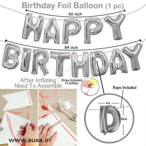 Happy Birthday Balloons Decoration Kit