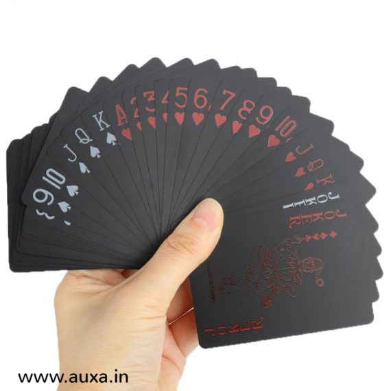 Luxury Black Playing Cards