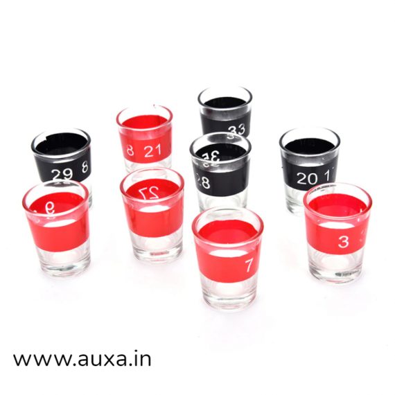 16 Shot Glasses Adult Party Drinking Set