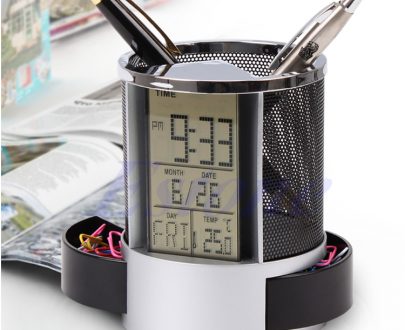Digital LCD Desk Alarm Clock