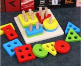 Wooden Geometric Puzzle Toys