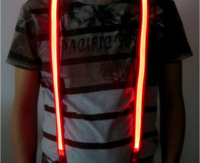 Flashing Led Party Suspenders