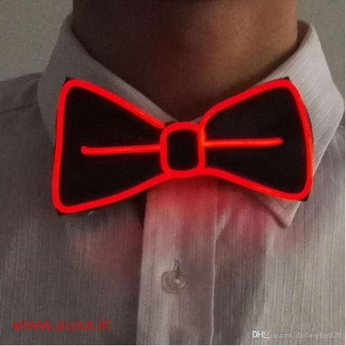 Flashing Led Party Bow Tie