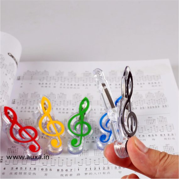Musical Notes Shaped Clips