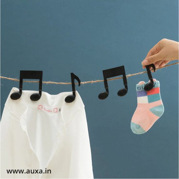 Musical Notes Shaped Clips