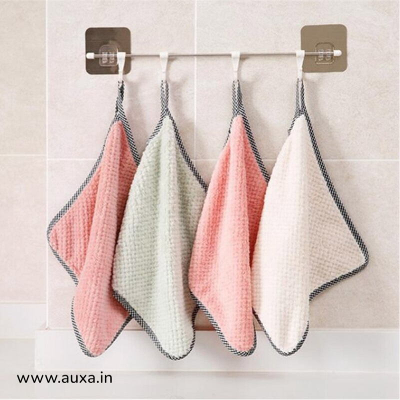 Buy Premium Soft Hand Towels Hanging Absorbant Microfiber Kitchen Towels  3pcs/set Online