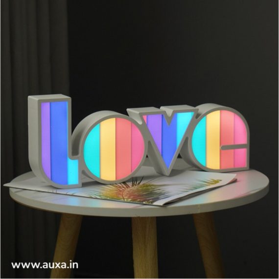 Rainbow Led Love Light