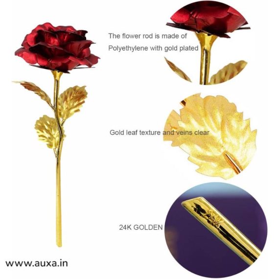 24k Gold Plated Artificial Flower