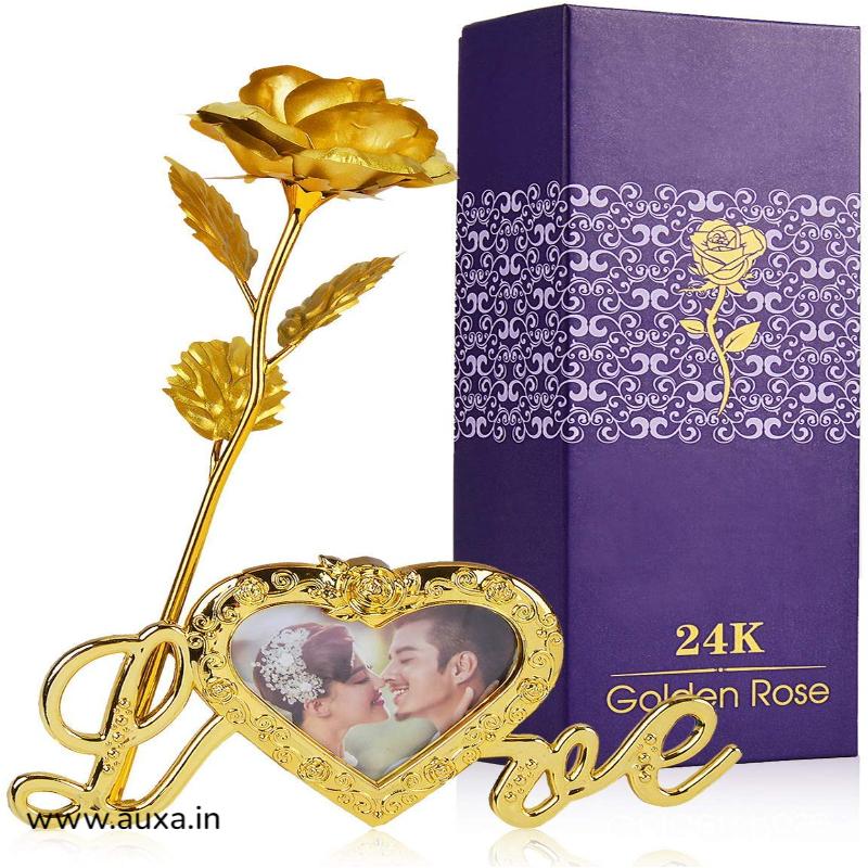 Metal Gifting 24k Golden Rose Valentine, Packaging Type: Box And Bag, Size/  Dimension: Big at Rs 62/piece in New Delhi