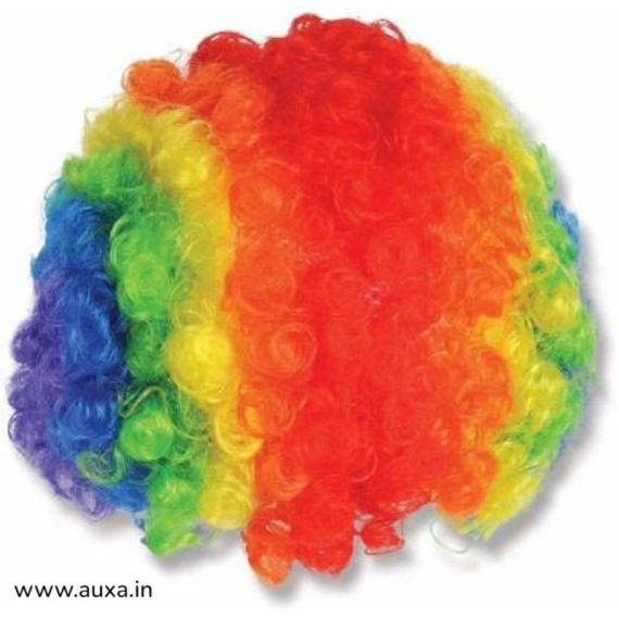 Unisex-Adult Multi Color Hair Wig