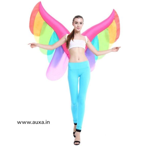Inflatable Angel Rainbow Butterfly Wings