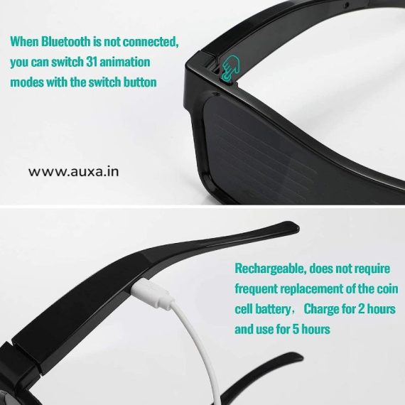 Wireless LED Glasses