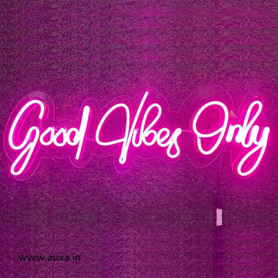 Good Vibes Only LED Neon Signs