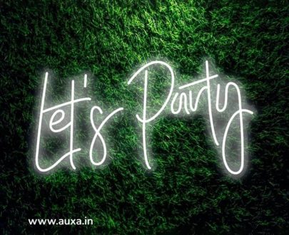 Lets Party Neon Sign/Lights