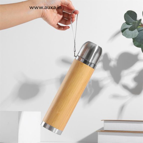 Creative Bamboo Thermos Bottle