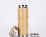 Double Wall Bamboo Thermos Bottle