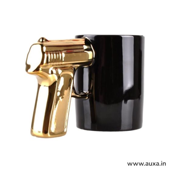 Golden Gun Ceramic Coffee Mug