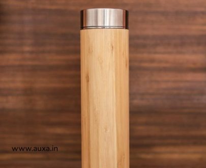 Travel Bamboo Vacuum Flask