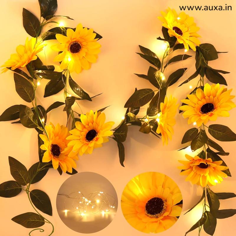 Artificial Sunflower String Lights