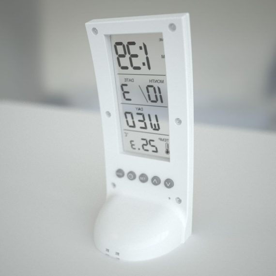 Transparent Digital Alarm Clock